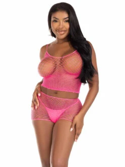 LA81662, Net Tank & Boyshort Set