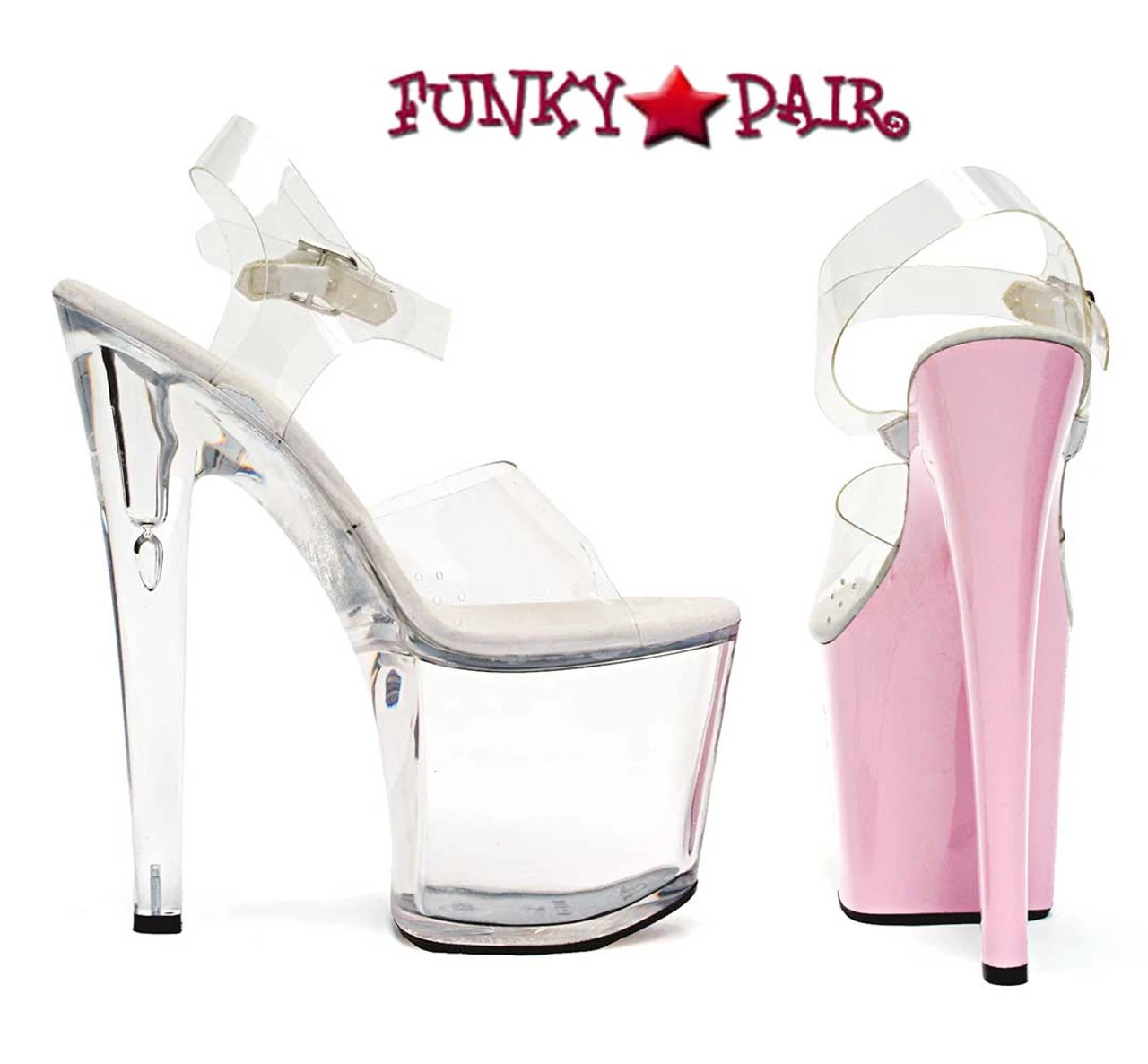 821-Brook 8" Platform Pole Dancing Shoes CLEARANCE 4 821-Brook 8" Platform Pole Dancing Shoes CLEARANCE - Image 2