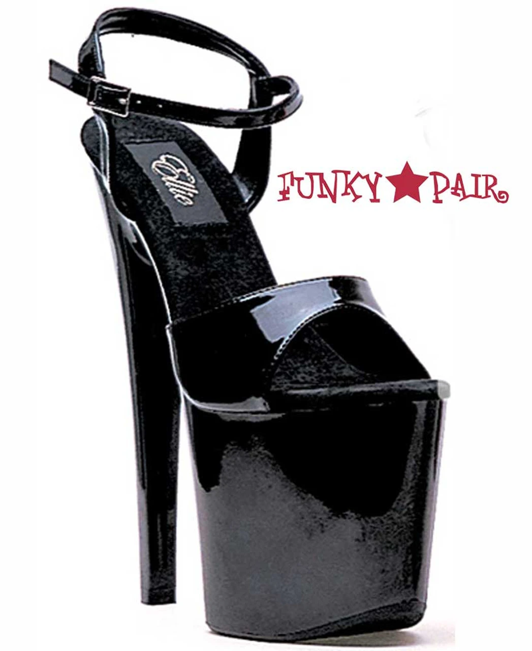 821-Juliet 8" Exotic Dancer Shoes CLEARANCE 5 821-Juliet 8" Exotic Dancer Shoes CLEARANCE - Image 3