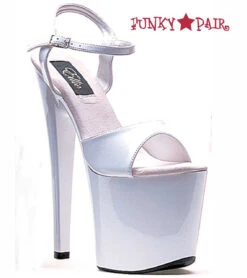 821-Juliet 8" Exotic Dancer Shoes CLEARANCE 12 821-Juliet 8" Exotic Dancer Shoes CLEARANCE -Funky Lingerie Outlet 821 JULIET wht 09661.1632126223