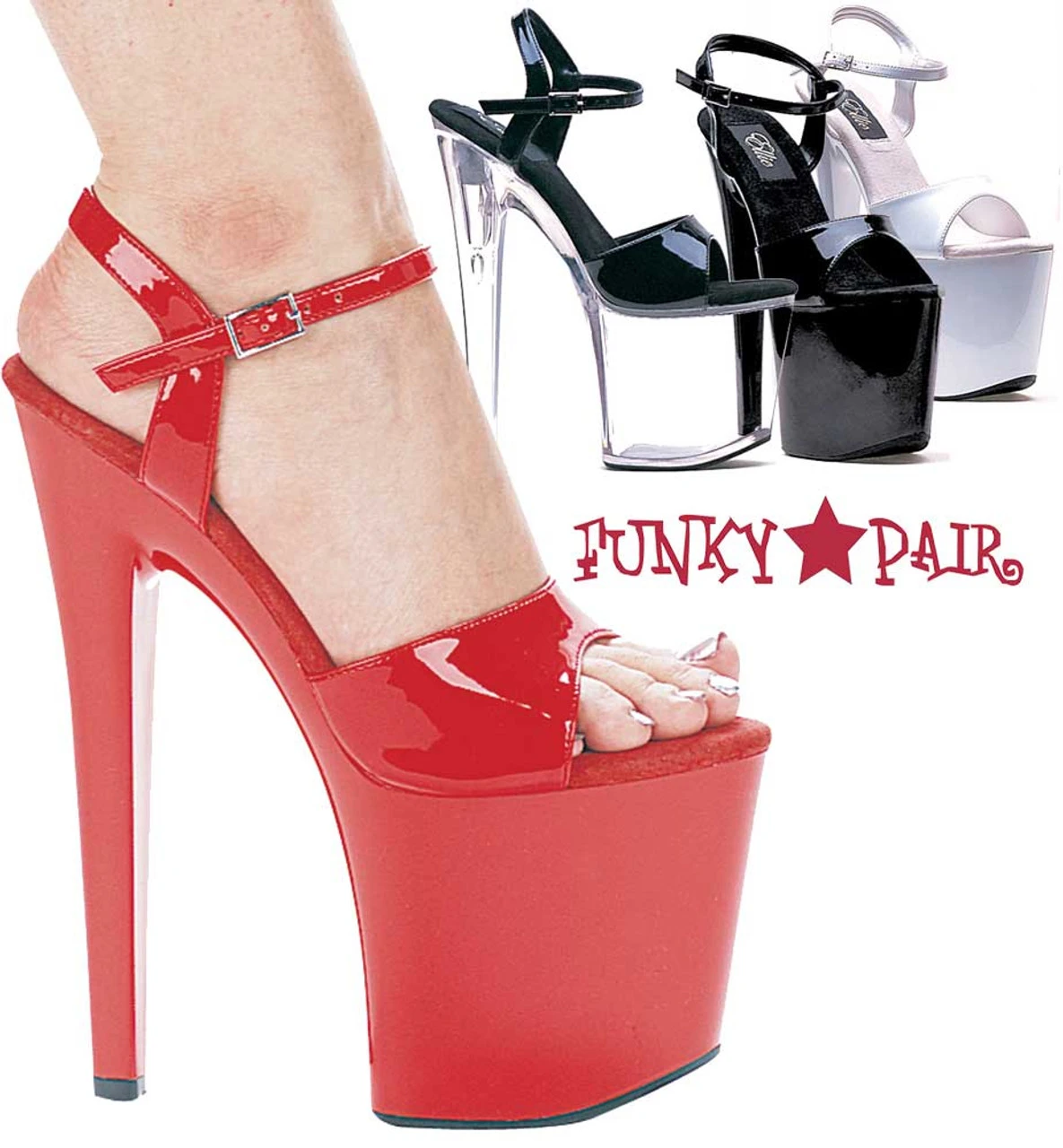 821-Juliet 8" Exotic Dancer Shoes CLEARANCE 4 821-Juliet 8" Exotic Dancer Shoes CLEARANCE - Image 2