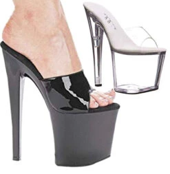 821-Vanity 8" High Heel Mule Platform