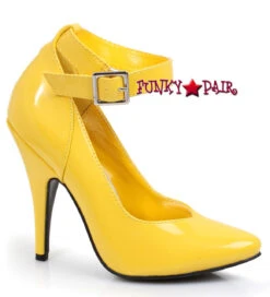 E-8221 5" Pumps With Buckle Ankle Strap CLEARANCE -Funky Lingerie Outlet 8221 yell 40182.1565039626