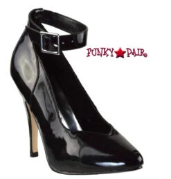 E-8221 5" Pumps With Buckle Ankle Strap CLEARANCE -Funky Lingerie Outlet 8221 black 15791.1565039621