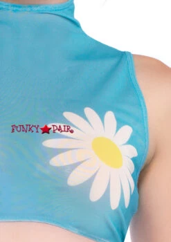 LEG AVENUE LA-8279, Rave Daisy Crop Top -Funky Lingerie Outlet 8279 05 038 57303.1521606751
