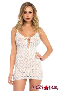 LA-8316, Lace Mini Dress And G-String -Funky Lingerie Outlet 8316 white 2 27066.1613686181