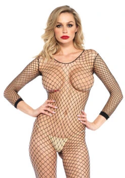 LA-8380, Long Sleeve FishNet BodyStocking -Funky Lingerie Outlet 8380 001 001 1 23641.1568189648