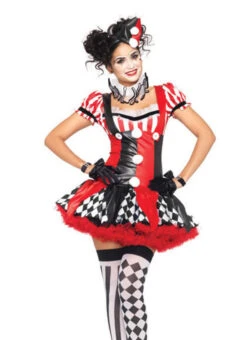 LA-83929, Harlequin Clown Costume