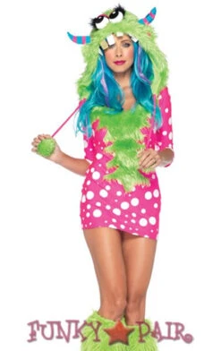 LEG AVENUE LA-83933, Melody Monster Costume CLEARANCE