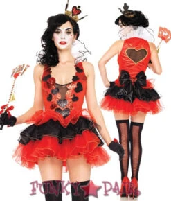 LA-83950, Black Heart Queen Costume (Clearance Sale)