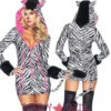 LEG AVENUE LA-83986, Savanna Zebra Costume -Funky Lingerie Outlet 83986 55715.1406833331