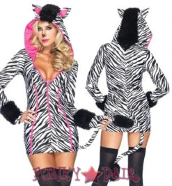 LEG AVENUE LA-83986, Savanna Zebra Costume