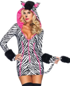 LEG AVENUE LA-83986, Savanna Zebra Costume -Funky Lingerie Outlet 83986 c 92307.1412912890