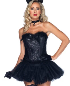 LA-85028, Black Cat Babe Costume -Funky Lingerie Outlet 85028 c 54482.1660591462