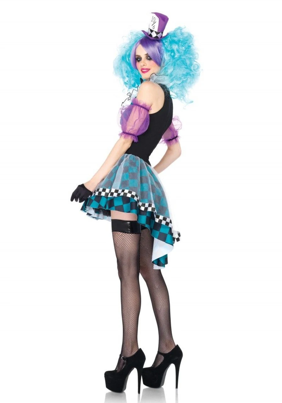 LA85227, Manic Mad Hatter Costume 5 LA85227, Manic Mad Hatter Costume - Image 3