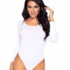 LA-8578, Opaque Long Sleeved Bodysuit
