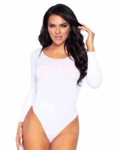 LA-8578, Opaque Long Sleeved Bodysuit