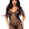 LA-86064, Net And Lace Halter Dress -Funky Lingerie Outlet 86064 001 001 74969.1521616511