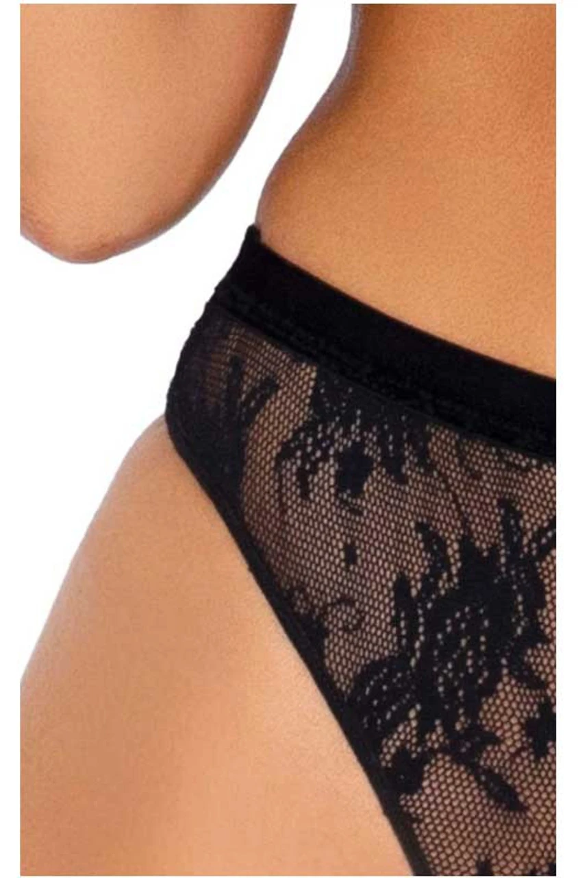 Leg Avenue | LA86116, Lace Halter Top And High Waisted Thong 8 Leg Avenue | LA86116, Lace Halter Top And High Waisted Thong - Image 6