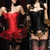 LEG AVENUE LA-86334, Paige Corset -Funky Lingerie Outlet 86334 75660.1596687189