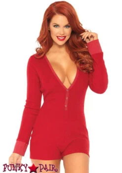 LA86649, Romper With Back Flap