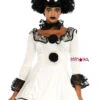 LA-86658, Pierrot Clown Costume 2 LA-86658, Pierrot Clown Costume -Funky Lingerie Outlet 86658 01 008 48307.1662832753