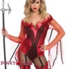 LA-86733, Dazzling Red Devil Costume Costume -Funky Lingerie Outlet 86733 50065.1599180018