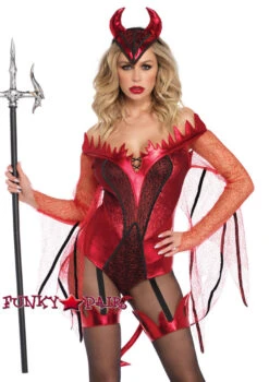 LA-86733, Dazzling Red Devil Costume Costume