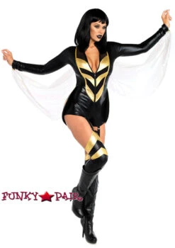 LA-86760 Hornet Honey Romper Costume Costume -Funky Lingerie Outlet 86760 04 001 91533.1662240298