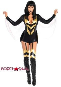 LA-86760 Hornet Honey Romper Costume Costume -Funky Lingerie Outlet 86760 01932.1662240298