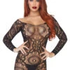 LA86794, Crochet Lace Mini Dress -Funky Lingerie Outlet 86794 01 001 30921.1582573462