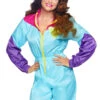LA-86813, Women's Awesome 80s Track Suit Costume -Funky Lingerie Outlet 86813 001 46031.1566927656