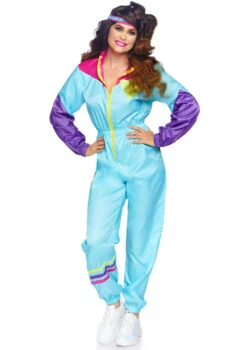 LA-86813, Women's Awesome 80s Track Suit Costume -Funky Lingerie Outlet 86813 01 86697.1566927638