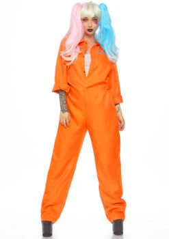 LA-86858, Women's Prison Jumpsuit Costume -Funky Lingerie Outlet 86858 11 089 14247.1566920228
