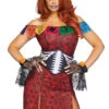 LA-86871, Deluxe Day Of The Dead Beauty Costume -Funky Lingerie Outlet 86871 001 23491.1566972931