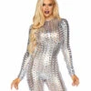 LA-86892, Laser Cut Metallic Catsuit By Leg Avenue -Funky Lingerie Outlet 86892 65097.1660430709