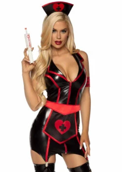 LA-86926, Naughty Nurse Costume By Leg Avenue -Funky Lingerie Outlet 86926 03 011 40608.1659745420