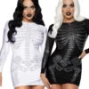 LA86928, Skeleton Dress By Leg Avenue -Funky Lingerie Outlet 86928 92607.1631899523