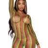 LA86959, Net Long Sleeve Mini Dress By Leg Avenue -Funky Lingerie Outlet 86959 003 101 34242.1630464389
