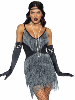 LA86980, Dazzling Flapper Costume By Leg Avenue
