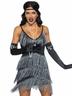 LA86980, Dazzling Flapper Costume By Leg Avenue -Funky Lingerie Outlet 86980 003 065 52195.1671646881