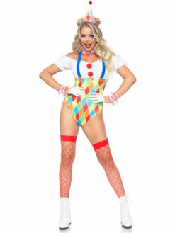 LA86982, Clown Cutie Costume By Leg Avenue -Funky Lingerie Outlet 86982 03 096 28687.1631722823