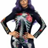 LA87066, Floral Skeleton Catsuit By Leg Avenue -Funky Lingerie Outlet 87066 001 101 59299.1631811414