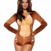 LA87099, Comfy Fawn Romper By Leg Avenue -Funky Lingerie Outlet 87099 001 242 03955.1663223883