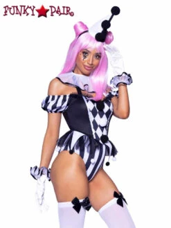 LA87102, Captivating Circus Clown Costume By Leg Avenue -Funky Lingerie Outlet 87102 007 007 24430.1663140758