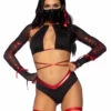 LA87104, Lethal Ninja Costume By Leg Avenue -Funky Lingerie Outlet 87104 001 011 05203.1663135428