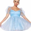 LA87105, Princess Babydoll Dress By Leg Avenue -Funky Lingerie Outlet 87105 001 038 14522.1695707274