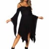 LA87117, Bell Sleeves Dress By Leg Avenue -Funky Lingerie Outlet 87117 01 001 94531.1692829588