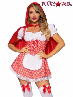 LA87119, Fairytale Miss Red Costume By Leg Avenue -Funky Lingerie Outlet 87119 003 096 69700.1665421719