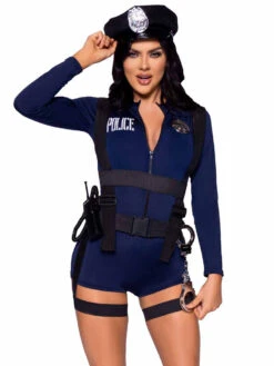 LA87135, Handcuff Hottie Costume By Leg Avenue